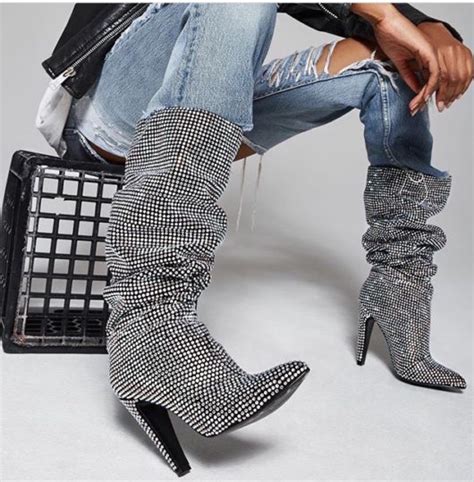 ysl rhinestone boots dupe|YSL $10,000 Crystal Boots Dupe w/Mod Shots  .